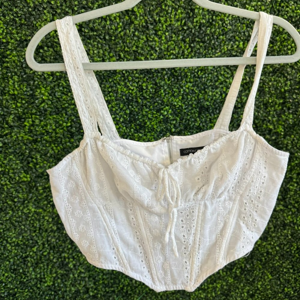 Corset crop top